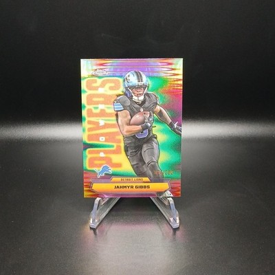 2025 Topps Chrome Football Jahmyr Gibbs /250 PINK REFRACTOR #PP-12 Detroit Lions