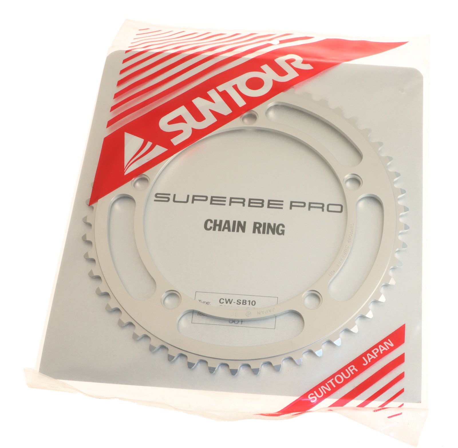 SunTour Superbe Pro Track Chainring 50T 144 BCD 18 NJS Silver NOS NEW 36590₽