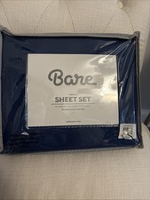 Bare Twin XL Sheet Set New In Package Blue
