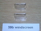 Pair of Replacement windscreens for Matchbox Lesney 39b Pontiac Convertible