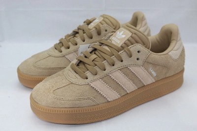 Adidas Samba XLG Shoes Magic Beige Cardboard Gum JI3196 Men's Sizes 8 9.5