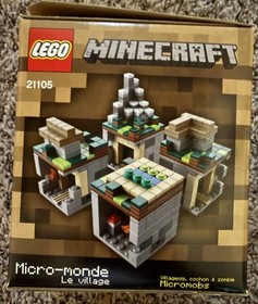 LEGO Minecraft Micro Worlds 3 Set lot Forest, Village and End 21102 21107 21105