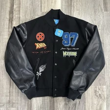 Civil Regime Marvel X-Men '97 Wolverine Bomber Varsity Jacket Men’s Size Medium
