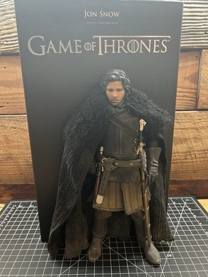 ThreeZero Jon Snow Nightwatch 1/6 Scale Figure Opened Complete Game of Thrones