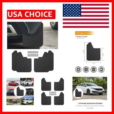 Comprehensive Car Protection: 4PCS Universal Fit Mud Flaps - Easy Installation