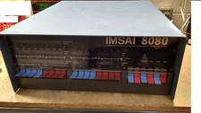 Vintage IMSAI 8080 S-100 Microcomputer Chassis with Power Supply READ LISTING