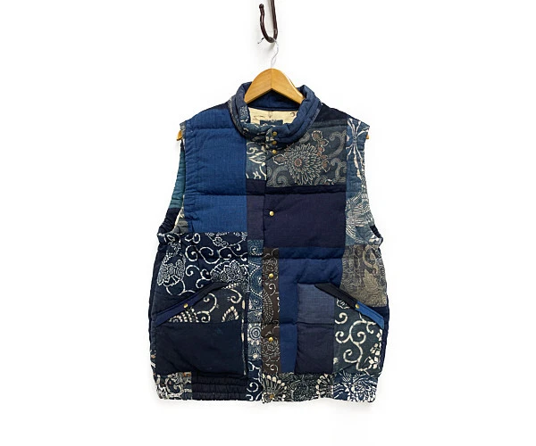 VISVIM P/N 0220905013016 ICT INSULATOR DOWN VEST KOFU Kofu Indigo Size 4 30005
