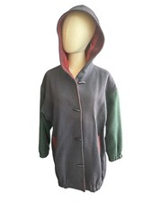 Vintage Donnybrook USA Made Wool Hooded Coat Color lock Boho Style M