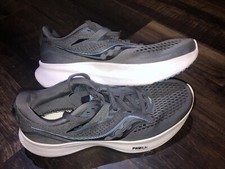 Saucony Womens Ride 15 Sz 8 Running Shoes S10729-115 Gray Black Blue
