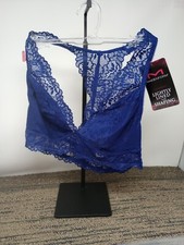 Maidenform Women's Size Small Lace-T-Back Bralette DM1126 Valiant Blue NWT
