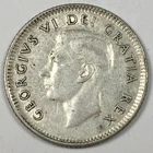 1950 Canada 10 Cents - George VI - Extremely Fine (XF) KM#34 - 80% Silver - 5676