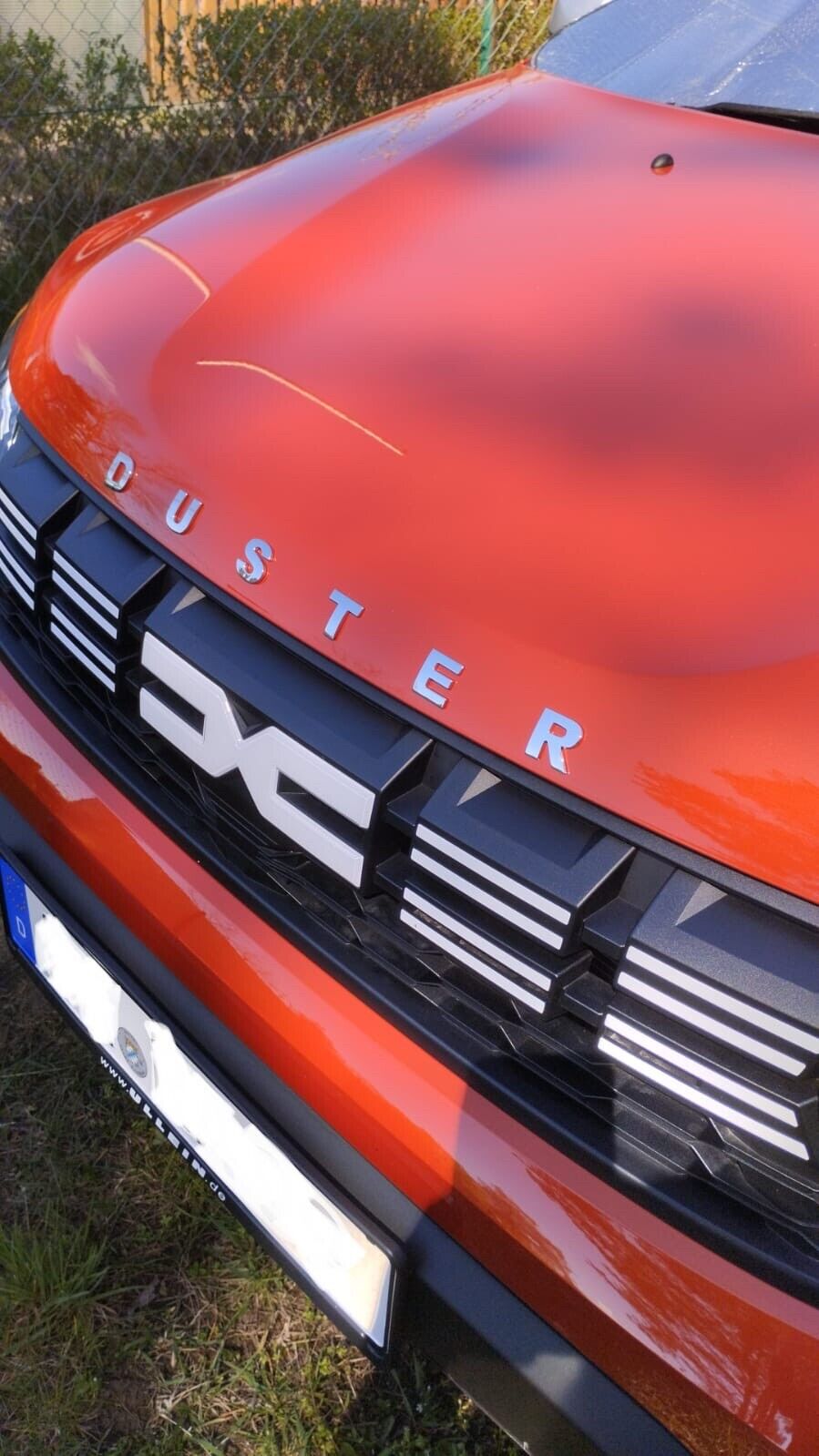 3D Chrom Schriftzug DUSTER edles Styling für Ihren Dacia Duster 