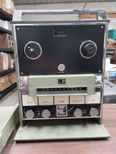 Concertone 801a Reverse O Matic Portable Tube Reel Tape Recorder Parts Or Repair