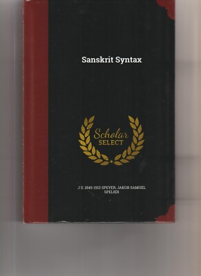 Sanskrit Syntax