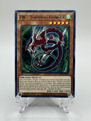  Yu-Gi-Oh TCG-ZW - Tornado Bringer-KICO-EN035-Rare-1st Edition-M/NM!Fresh! 