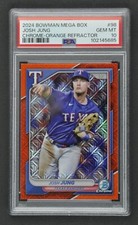 2024 Bowman Mega Box ~ JOSH JUNG ~ Mojo Refractor ORANGE ~ #D 25/25 ~ GEM PSA 10