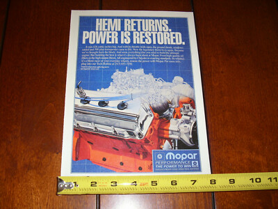 MOPAR PERFORMANCE HEMI ORIGINAL 1993 AD