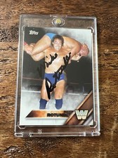 Mike Rotunda IP Signed Topps Card Psa Dna Autographed WWF IRS