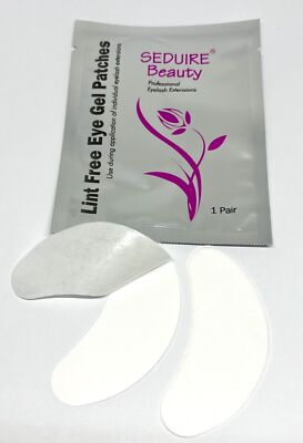 Fusselfreie Wimpernverlängerung Gel Patches Wimpernpads Falten Schwellungen 100 Paar