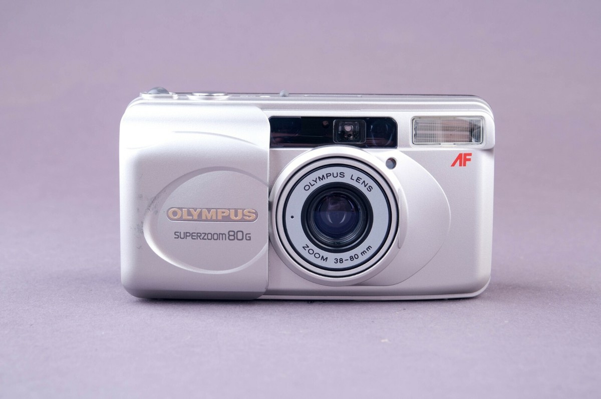 Olympus Superzoom 80G 35mm Point & Shoot Film Camera | eBay