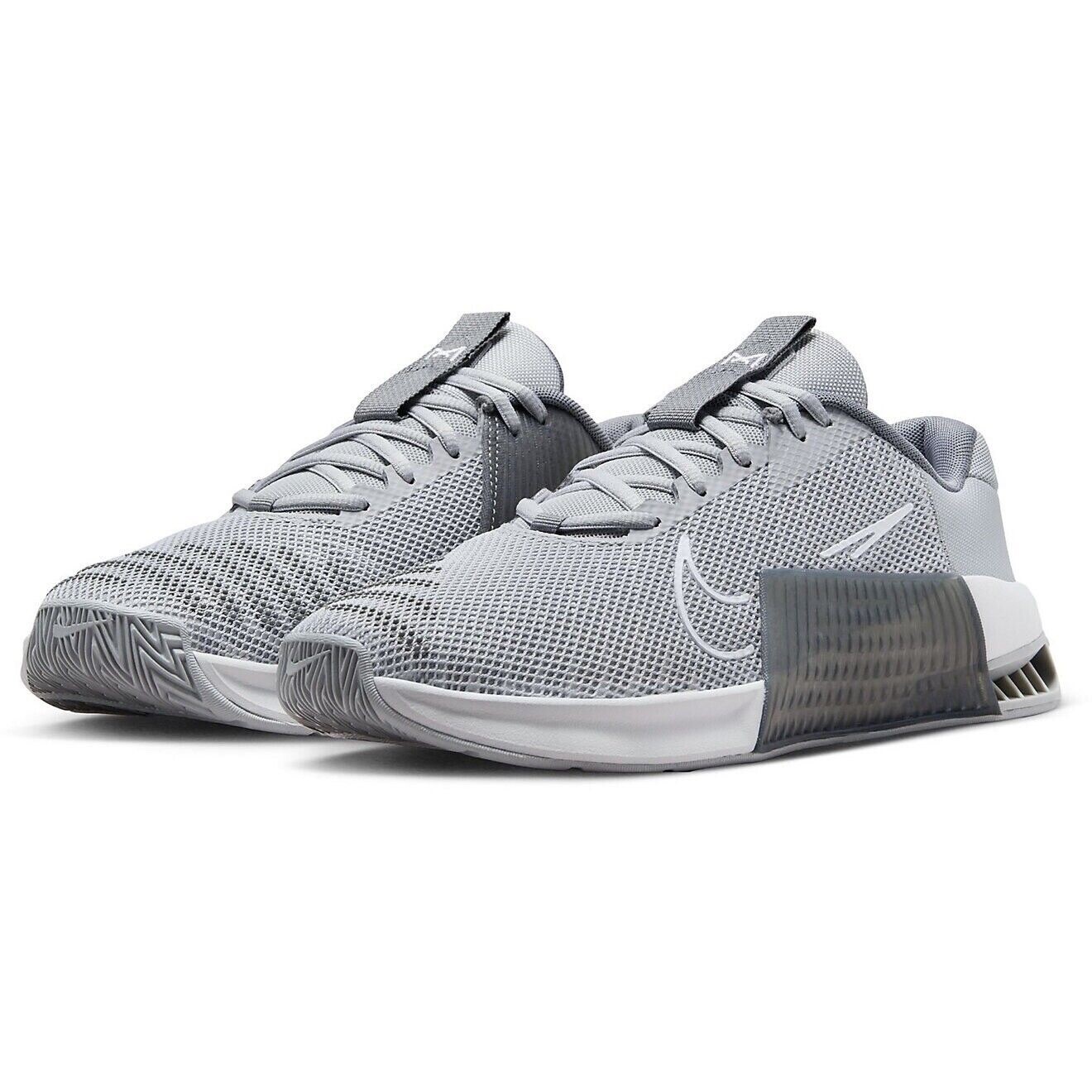Men Nike Metcon 9 Training Shoes Sneakers Size 11 Grey White DZ2617 002 Crossfit