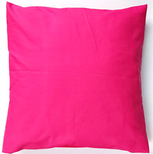 Plain Polycotton Cushion Covers Modern Square Pillow Case Available in 4" to 18"