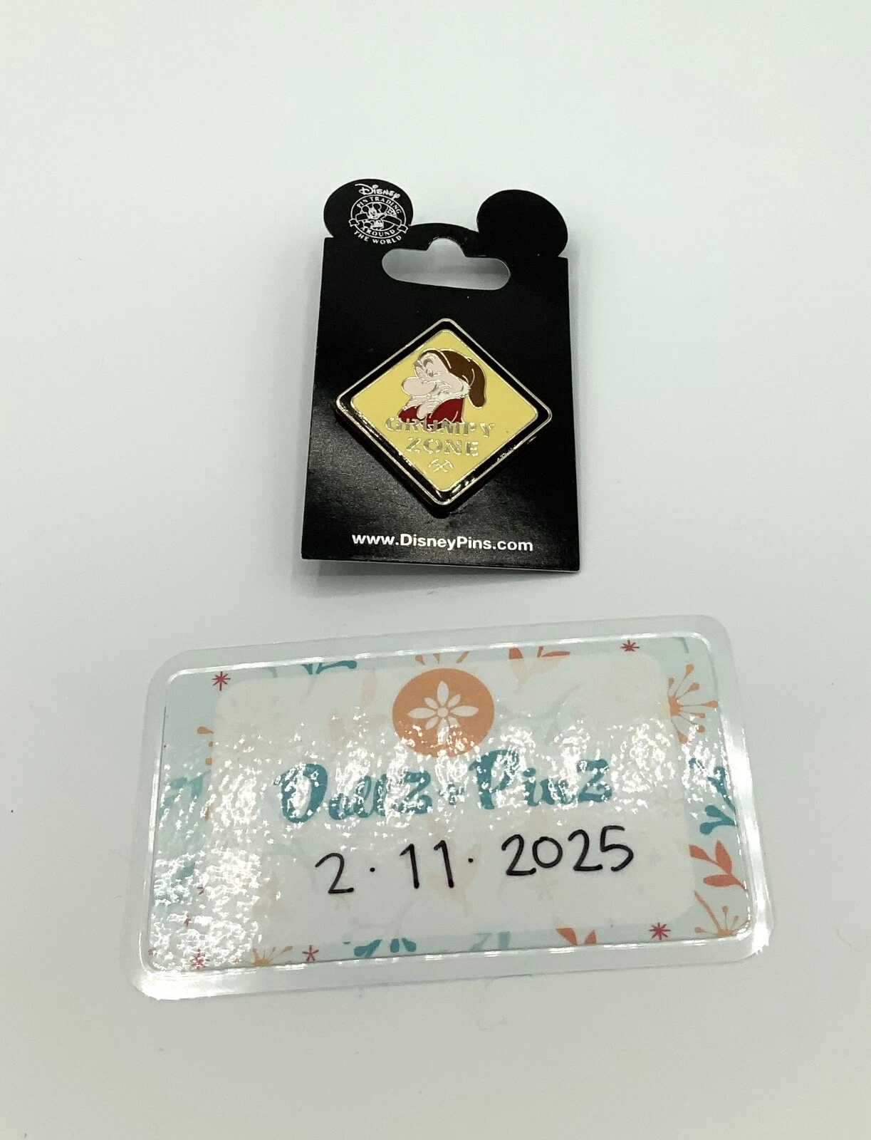 Grumpy Zone Warning Sign 2005 Snow White Disney Pin 40941
