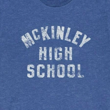 McKinley High School "Vintage Look" 50/50 Blend Gym T-Shirt - Freaks Geeks Rogan