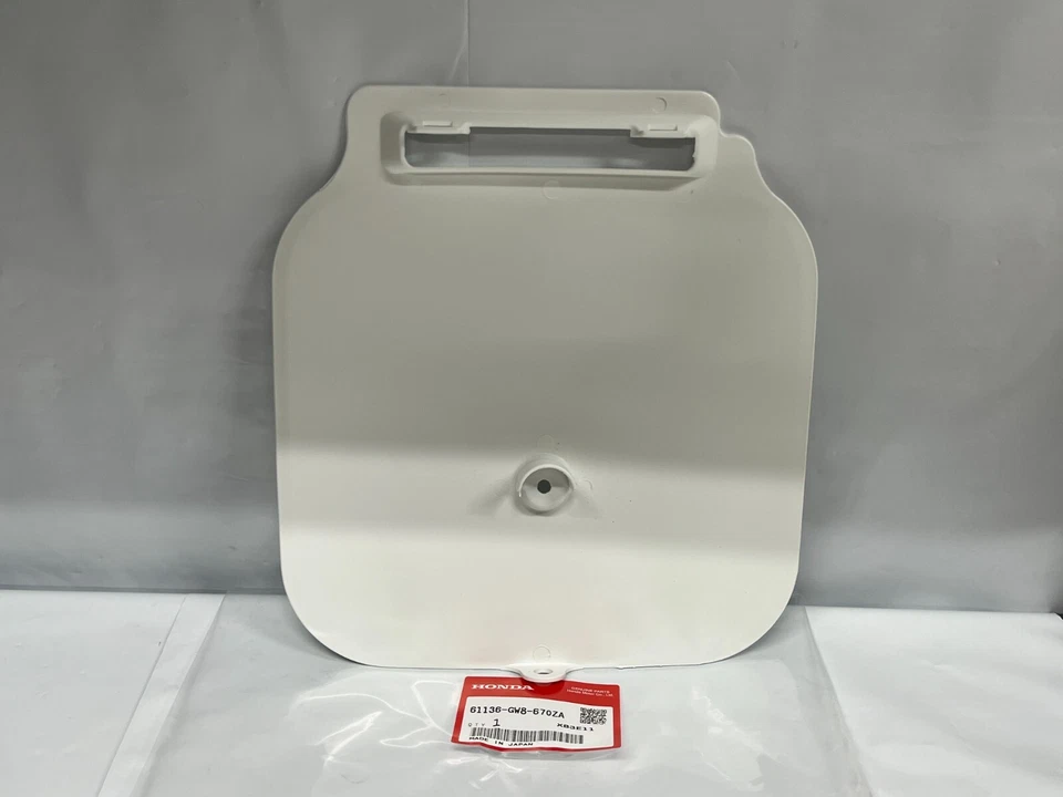 NOS 88-99 HONDA Z50R Z50 Z 50 WHITE FRONT NUMBER PLATE 61136-GW8-670ZA - Imagem 2 de 4