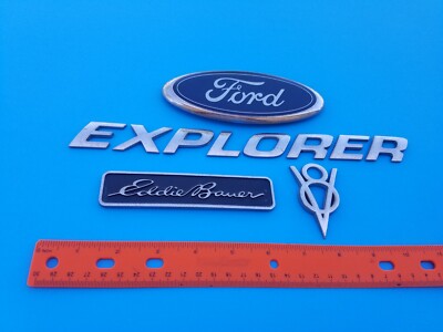 02 03 04 05 FORD EXPLORER EDDIE BAUER V8 REAR EMBLEM BADGE SYMBOL