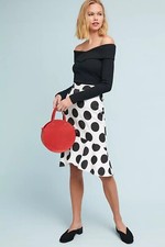 Anthropologie Maeve Retro Flounce Skirt Size 8 D24