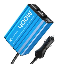 800W/400W Car Power Inverter DC 12V To AC 110V 120v adapter Converter 2 USB 2 AC