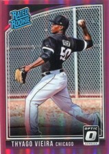 2018 OPTIC PRIZMS PINK RC THYAGO VIEIRA WHITE SOX PRIZM PARALLELS BASEBALL X1036