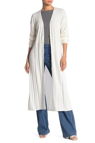WHITE CARDIGAN sz XS | eBay