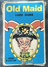 Vintage Old Maid Card Game  Warren Paper Products  440  Complete  USA