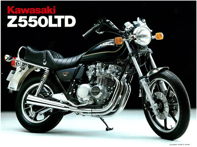 KAWASAKI Brochure Z550LTD Z550 LTD C1 KZ550 1980 Sales Catalog