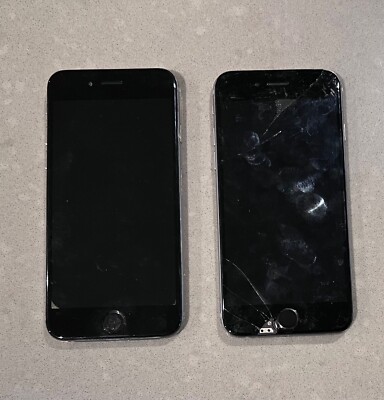 Lot of 2 As-is Defective Apple iPhone 6 A1549 16GB - A4