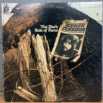 Waylon Jennings The Dark Side Of Fame LP Pickwick ACL-7019