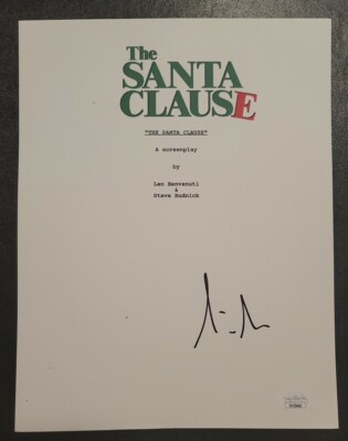 TIM ALLEN SIGNED AUTOGRAPH THE SANTA CLAUSE FULL SCRIPT JSA PROOF | eBay