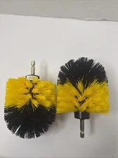 2pc Multi-use Everyday Power Scrubber Cleaning Drill Brush Tile Grout Etc