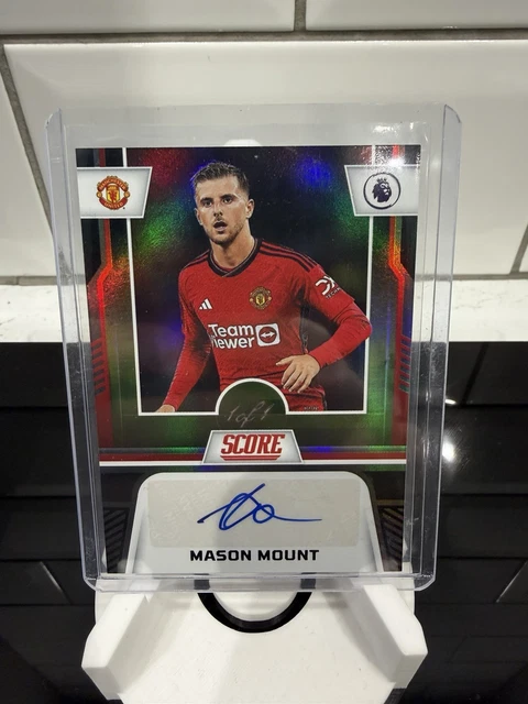 Panini Premier League Score 2023/2024 Mason Mount 1/1 Auto