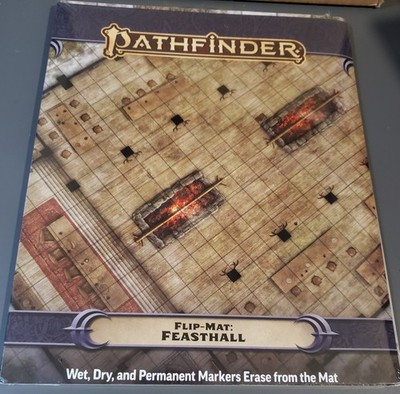 Pathfinder Flip-Mat Feasthall TTRPG accessory map