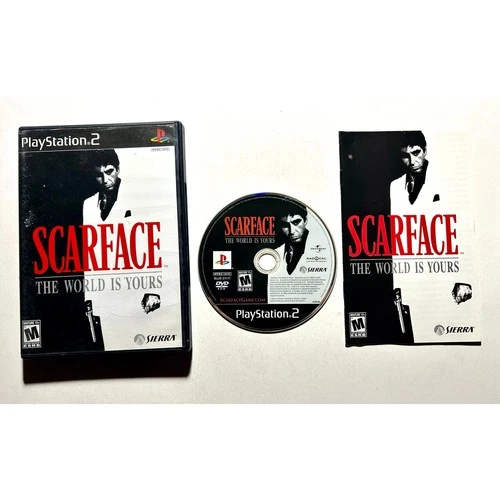 Scarface: the world is yours (PlayStation 2 PS2)Works Complete CIB🔥