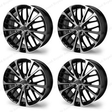 4 Pack 18 X 8 Machined Black Wheels Rims For Toyota Camry Se 2018-2022