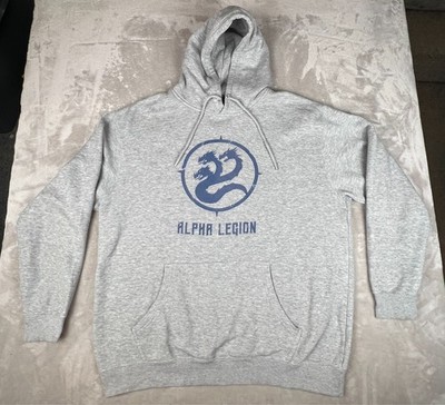 Warhammer 40k Mens 2XL Custom Alpha Legion Hoodie Sweatshirt Scifi WH40K GW