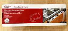 REV A SHELF Shelf Sink Front Tip Out Tray - White 14" Length New