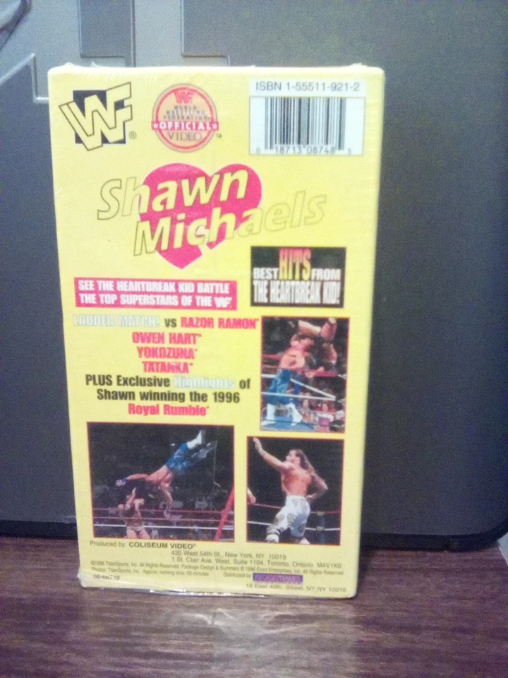 WWF Shawn Michaels Best of The Heartbreak Kid VHS - Image 2 of 2