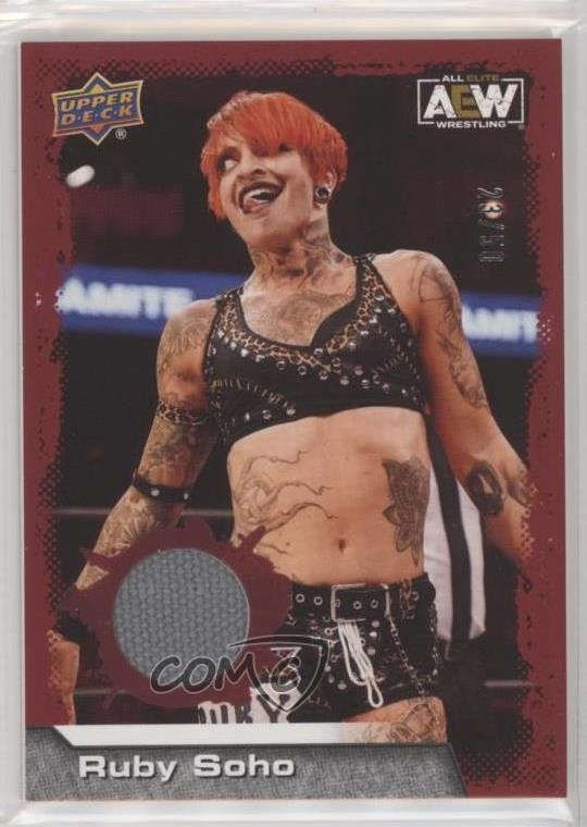 2022 AEW All Elite Wrestling Red Mat Relics 23/50 Ruby Soho #29 Rookie RC 0u1c