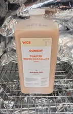 Dunkin Donuts Toasted White Chocolate Swirl 64 oz Jug with Pump New Sealed