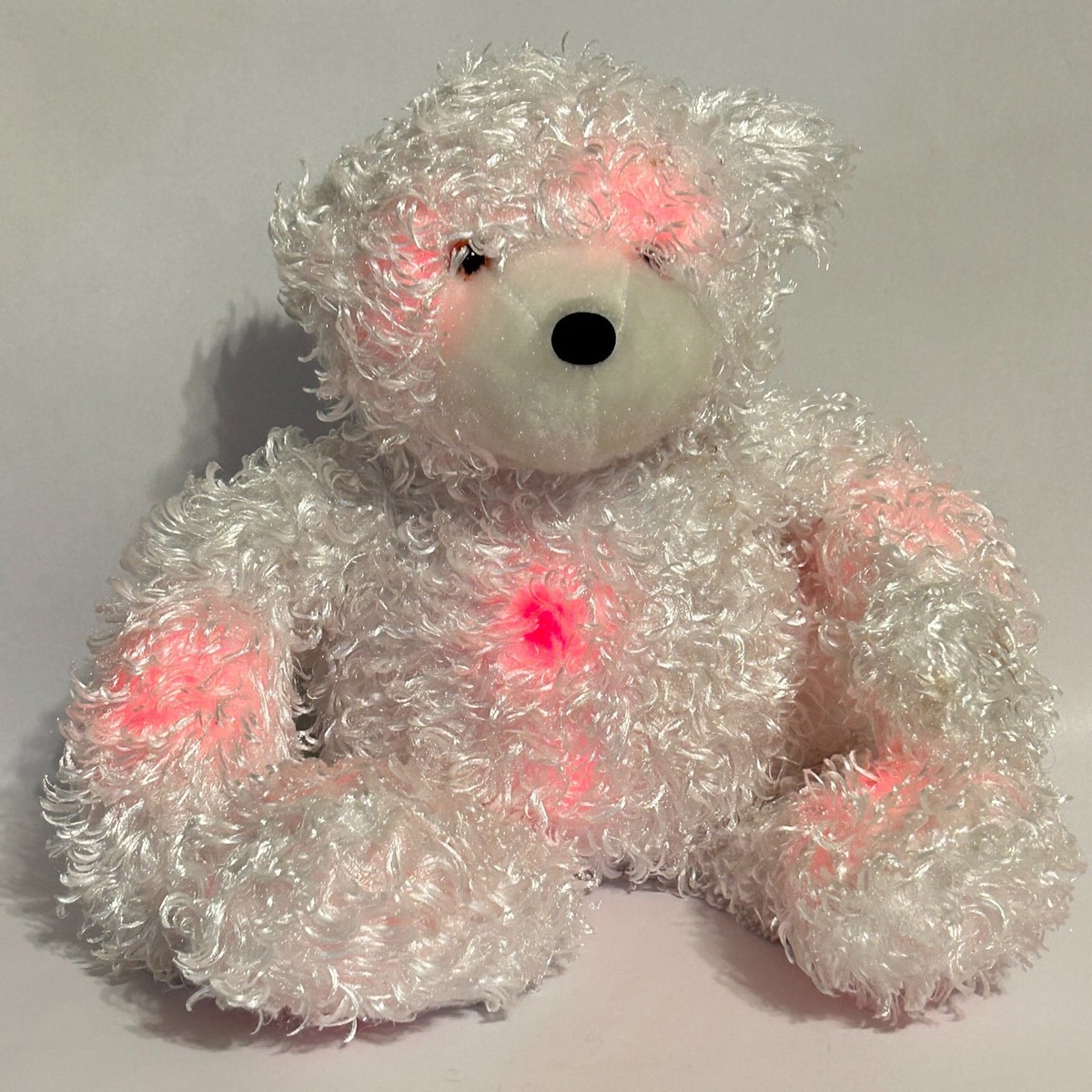 Cepia Glo-E Bear 16” White Color Kinetics Light-Up Plush Toy Works